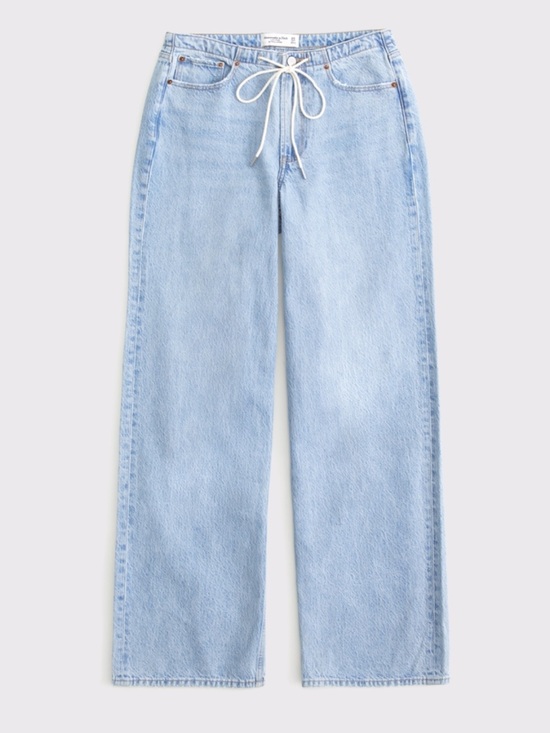 Abercrombie & Fitch Denim - Abercrombie & Fitch Curve Love Ultra Loose Jeans